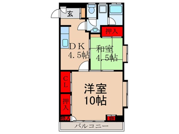 ドエル清光の物件間取画像